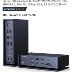 iVANKY FusionDock Max 1 Dual Thunderbolt 4 Chips, 20-in-1 Quad 6K@60Hz 