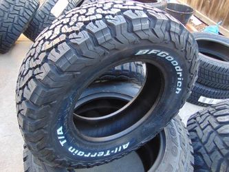 4 New LT 235 70 16 BFGoodrich All Terrain TA KO2 Tires Raised White Letters 6PLY Date 2024 & 2025