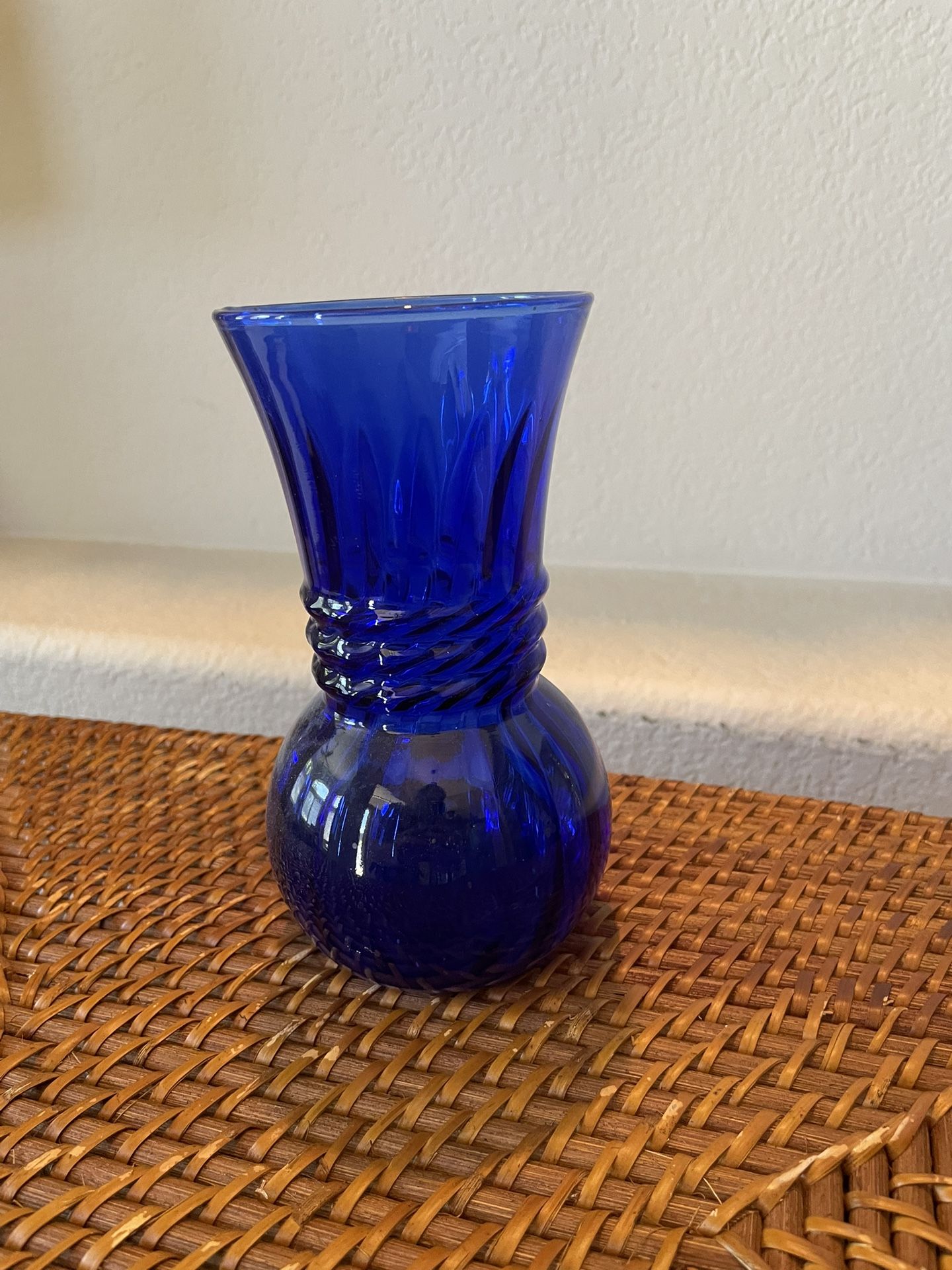Blue Glass Vase