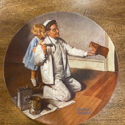 Norman Rockwell “The Painter” Collectors Plate