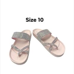 New Women’s Sandals Size 10 Also Available In Black 