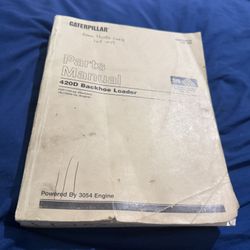 CAT Caterpillar 420D Backhoe Loader Parts Manual Book catalog list FDP series 