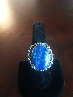 Beautiful Large Blue Lapis ring