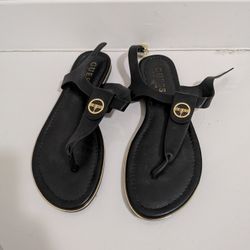 Guess Black Sandals Size 6
