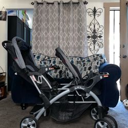 Double Stroller Babytrend Sit N Stand 