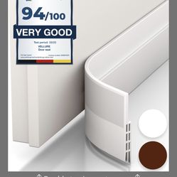 Vellure® Door Draft Stopper For Bottom Of Door - Premium Door Sweep For Bottom Of Door/Weather Stripping Door Seal (Save Energy – Installs Quickly And
