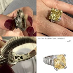 Judith Ripka Designer Ring 