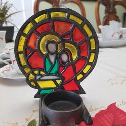 Nativity Scene Candle Holder