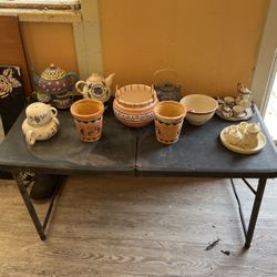 Decorative teapot, collectibles, many other items I will be posting