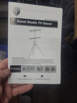 Easle tv stand new and complete..