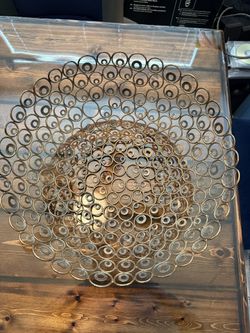 Decorative .Brass-wired Basket