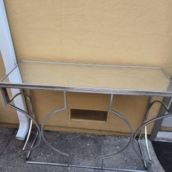 Glass Console Table 
