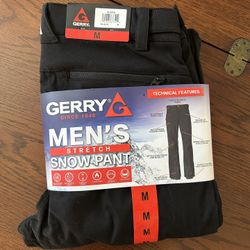 Brand New Gerry Men’s Stretch Snowpants - Size M