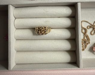 10k Size 8 Nugget Ring
