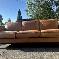 Top Grain Leather Couch