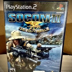SOCOM II: U.S. Navy SEALs (Sony PlayStation 2, 2003) 