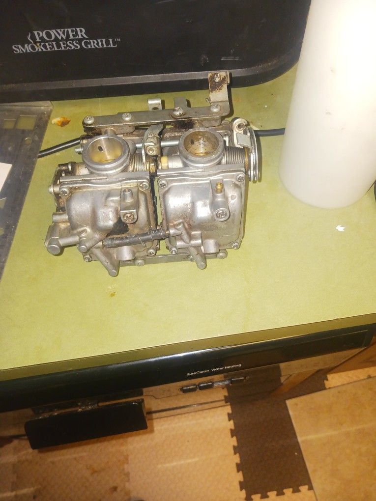 Set Of Twin Carbs.