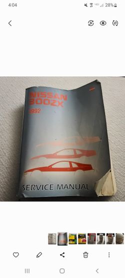 Service Manual 1992 NISSAN 300ZX