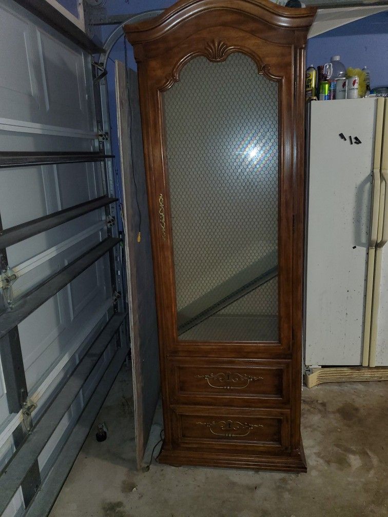 Curio Cabinets Both 80.00 50.00 a Piece 
