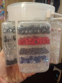 Carousel full of beads