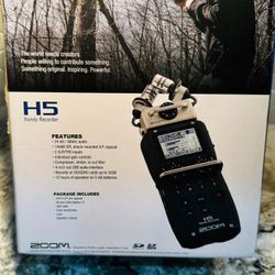 Zoom H5 Handy Recorder 4-Track Portable Digital Recorder 