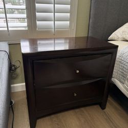 Nightstand and Double Dresser