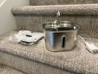 Kitty Spout Stainless Steel Water Fountain