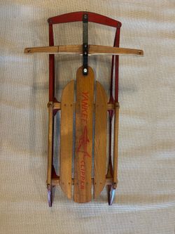 Vintage Flexible Flyer / Yankee Clipper wooden sled