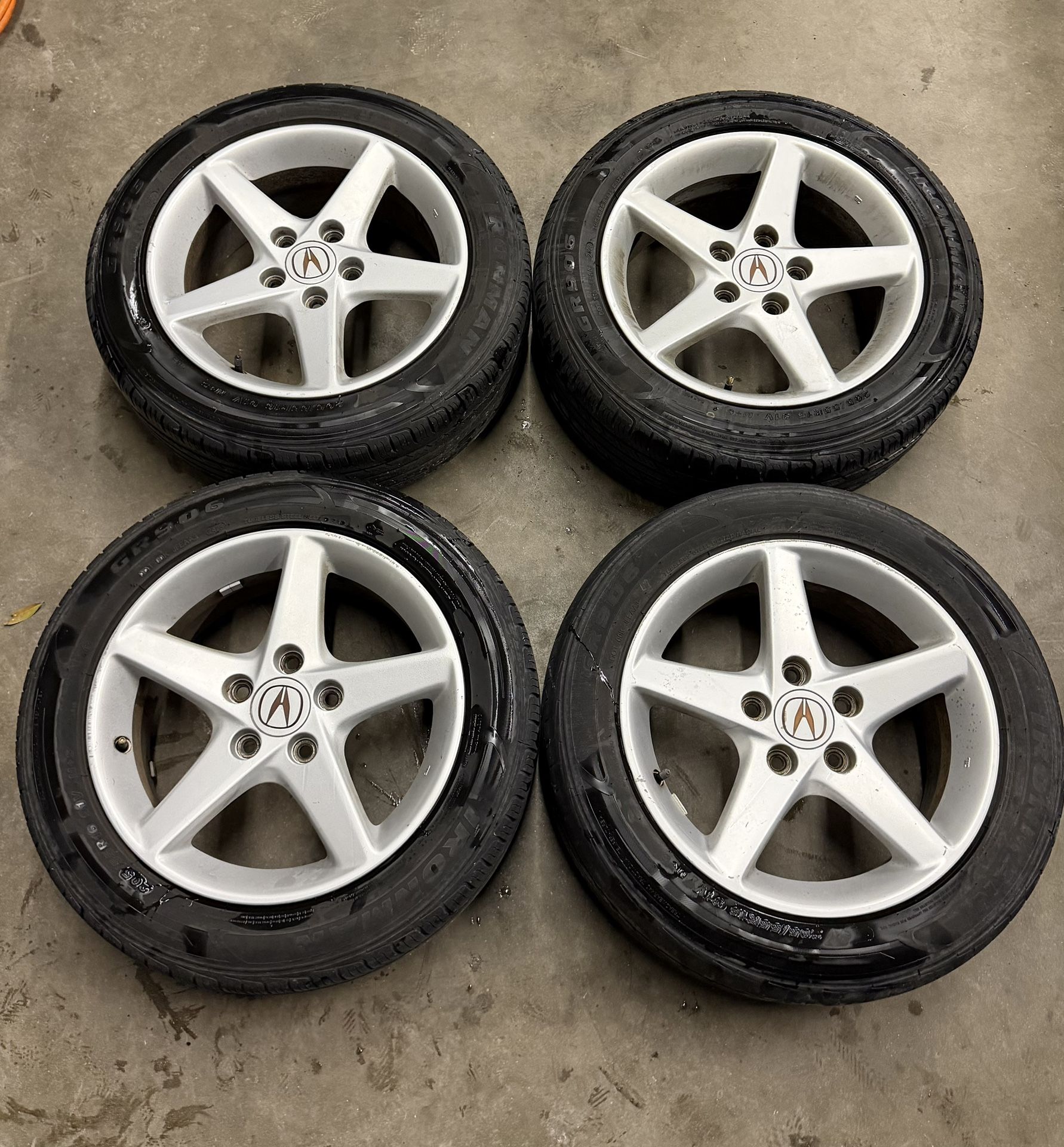 16” Acura RSX Type S Rims And Tires