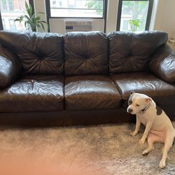 Brown Leather couch
