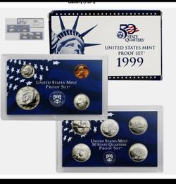 1999 to 2001US Mint Proof Sets