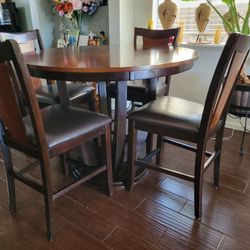5 PC Dinning Room Set Counter Height 