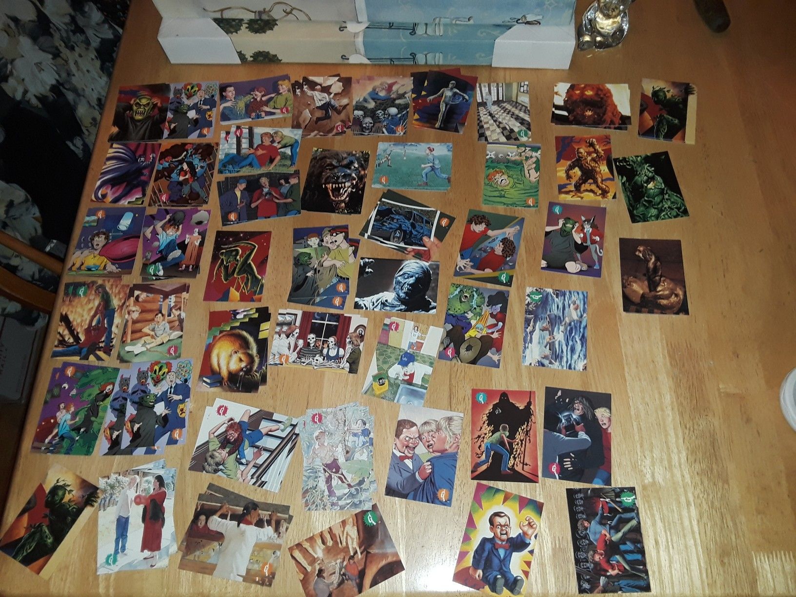 Goosebumps trading cards