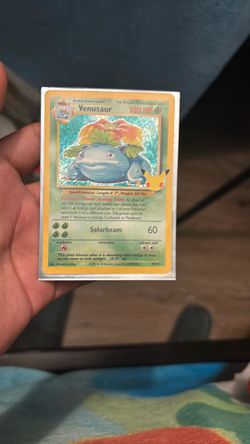 Venusar Pokémon Card