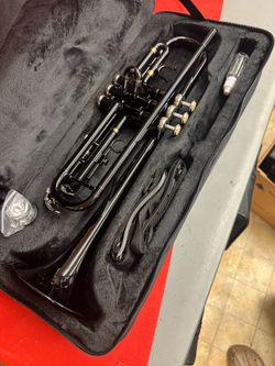 Nice Black Trumpet for Mariachi Band New Mouthpiece Valve Oil $200 Firm