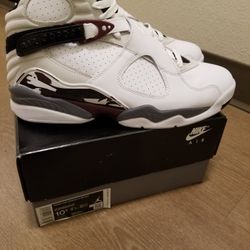 Jordan 8 Burgundy, Jordans, Jordan, Retro Jordan's, Size 9 Mens, Air Jordan 8, Retro Jordan 8, Jordan 8 Burgundy 