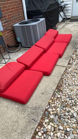 4 outdoor couch cushions,