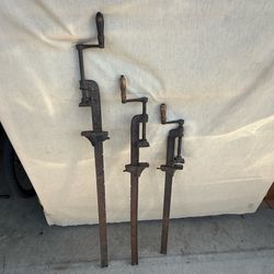 VINTAGE BAR WOOD WORKING CLAMPS (each)