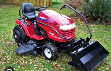NEW IN BOX Craftsman Front Scoop Tractor Attachment (contact info removed)74 - Fits Many Lawn Tractors