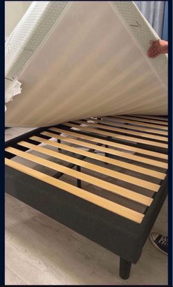 Full size mattress and bed frame
