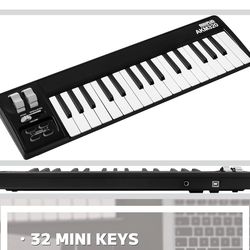 Midiplus AKM320 MIDI Keyboard Controller- Brand New in Box
