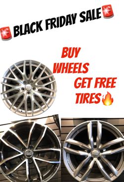 🔥🔥🔥 BLACK FRIDAY SALE! Buy rims get FREE TIRES 🔥🔥🔥 (only 50 down payment / no credit check)