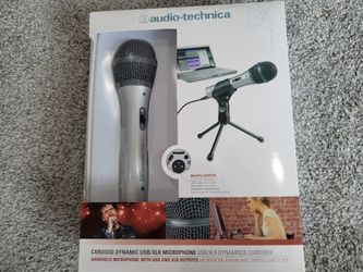 Audio Technica Cardioid Dynamic USB Microphone (Never Opened)