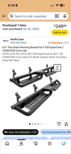 Running boards ( estribos)