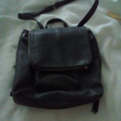 INC Grey Crossover Leather Bag-NEW