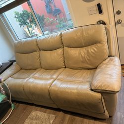 Genuine Leather Reclining Sofas $200 OBO