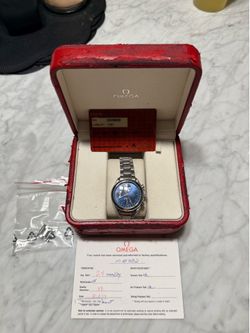 Omega Speedmaster Triple Date / Day-Date Blue Dial (Ref: 3523.80.00) – Watch, Box & Card