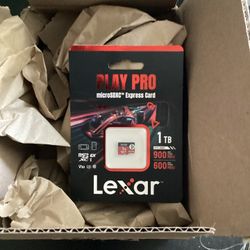 Lexar 1TB Play PRO microSD Express Card Nintendo Switch