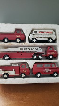 Tonka Fire Truck and Ambo set.