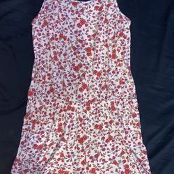 Girls Flower Dress W Pockets 